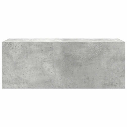 Armadietto da Bagno Grigio Cemento 80x25x30 cm in Truciolato | homemem39