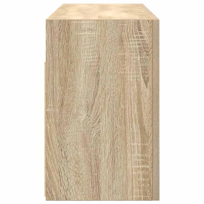 Mobile da Bagno a Parete Rovere Sonoma 80x25x40 cm Truciolato