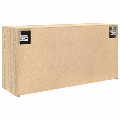 Mobile da Bagno a Parete Rovere Sonoma 80x25x40 cm Truciolato | homemem39