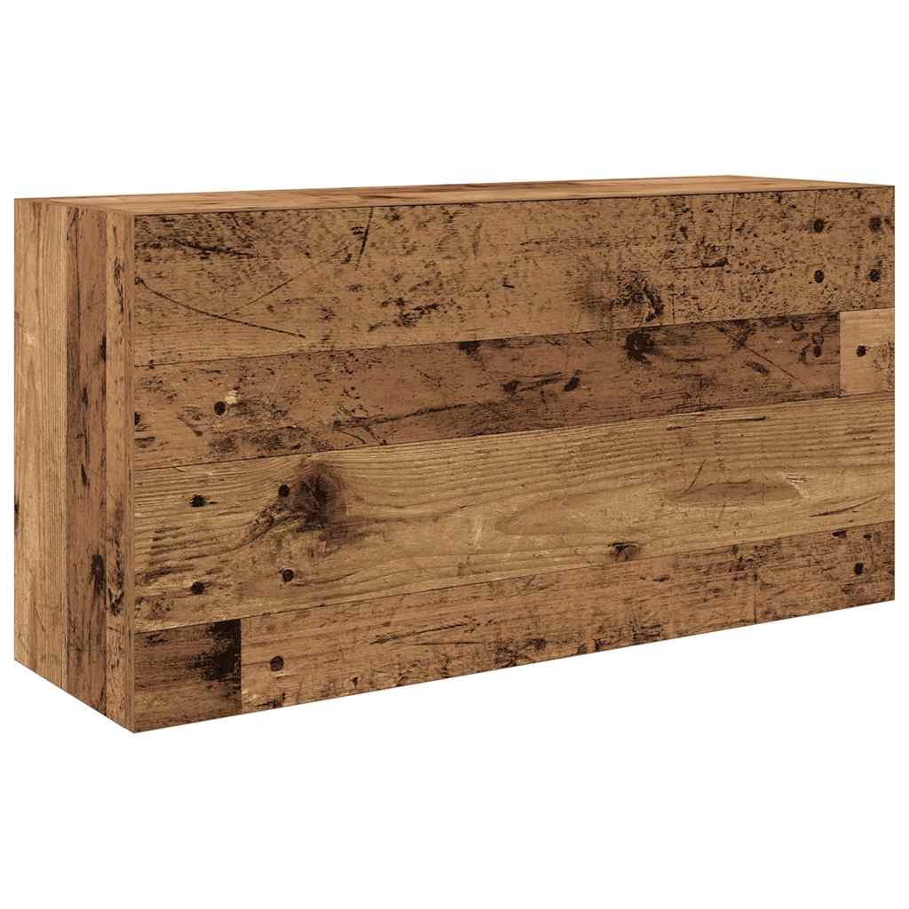 Mobile da Bagno Legno Antico 80x25x40 cm in Truciolato