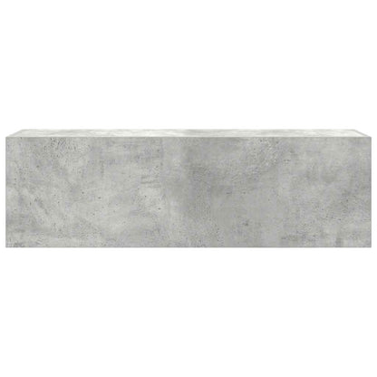 Armadietto da Bagno Grigio Cemento 100x25x30 cm in Truciolato | homemem39