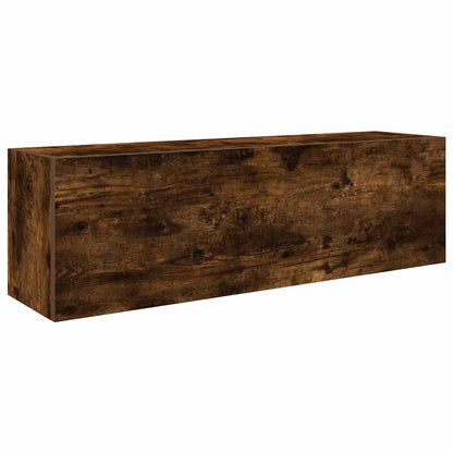 Armadietto Bagno Rovere Fumo 100x25x30 cm in Truciolato