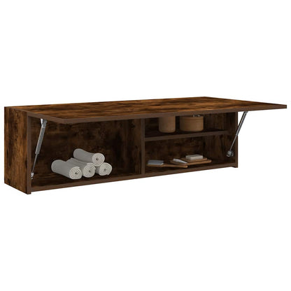 Armadietto Bagno Rovere Fumo 100x25x30 cm in Truciolato