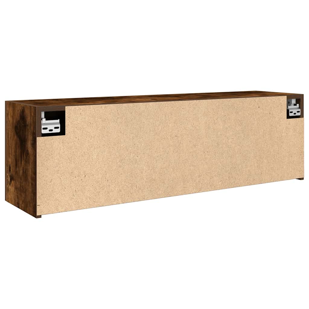 Armadietto Bagno Rovere Fumo 100x25x30 cm in Truciolato