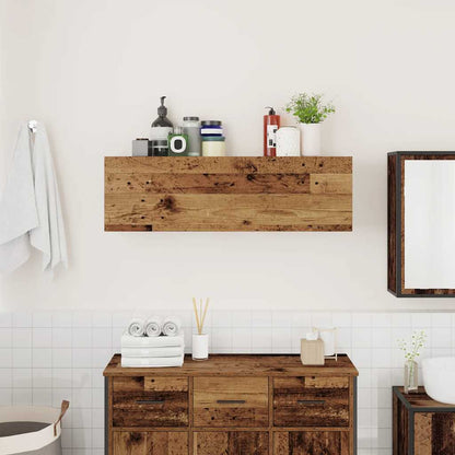 Mobile da Bagno Legno Antico 100x25x30 cm in Truciolato | homemem39