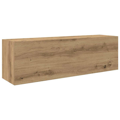 Mobiletto da Bagno Rovere Artigianale 100x25x30 cm Truciolato | homemem39