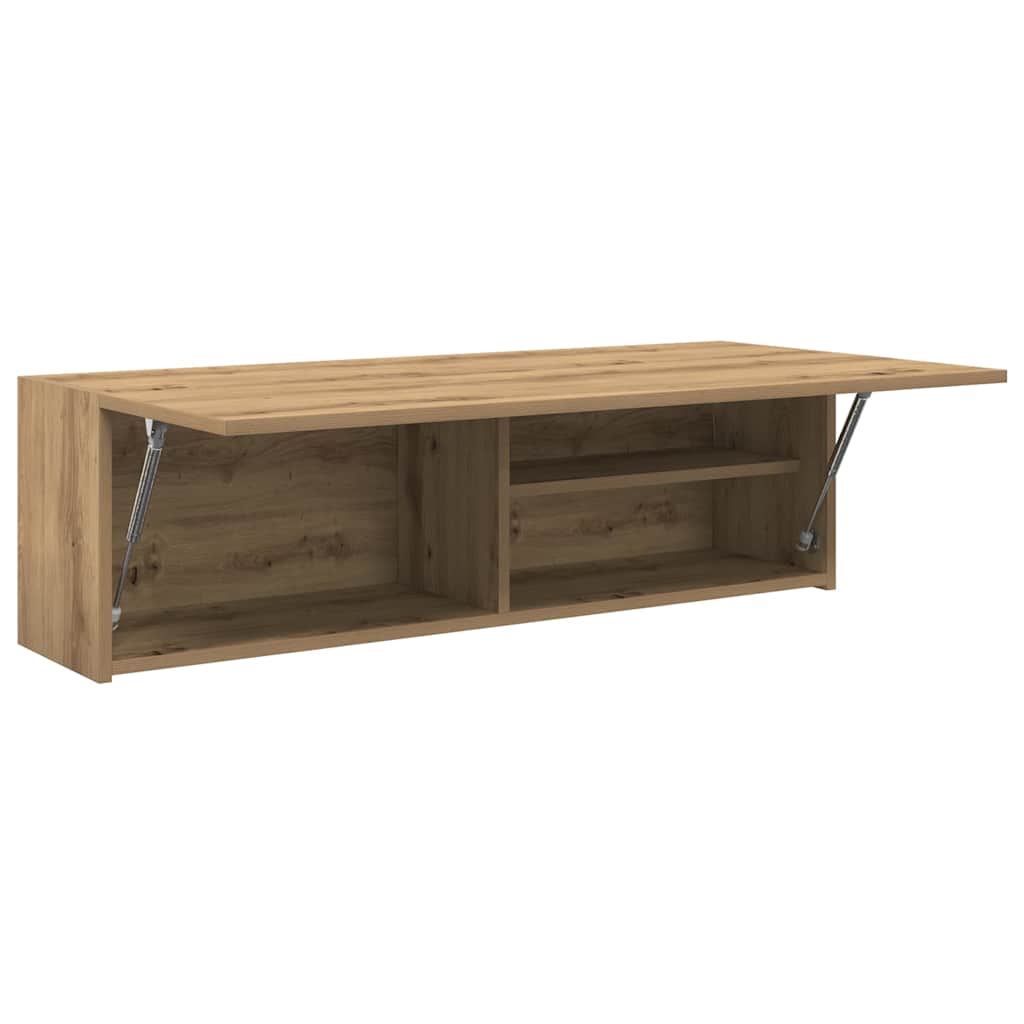 Mobiletto da Bagno Rovere Artigianale 100x25x30 cm Truciolato | homemem39