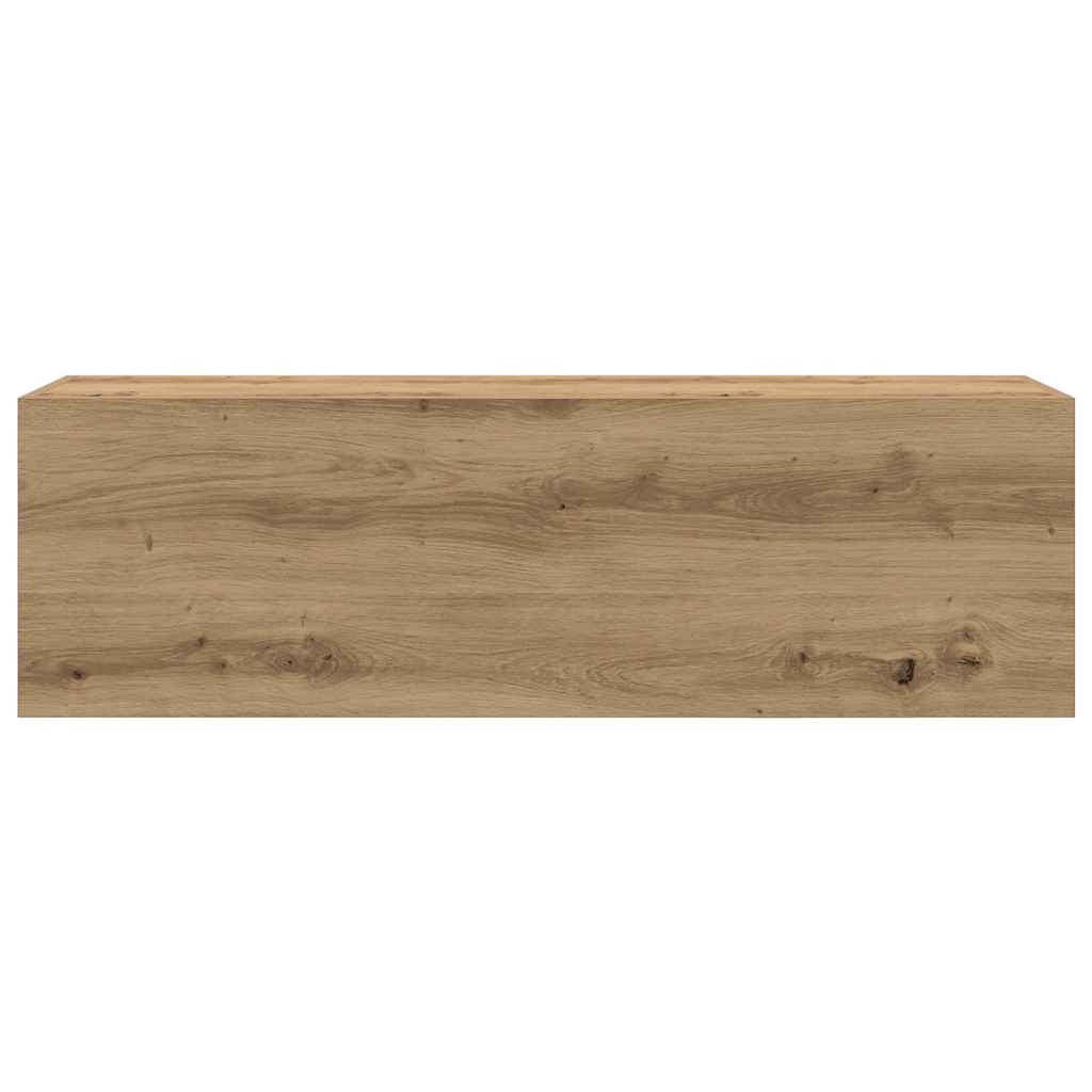 Mobiletto da Bagno Rovere Artigianale 100x25x30 cm Truciolato | homemem39