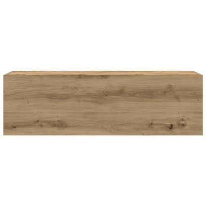 Mobiletto da Bagno Rovere Artigianale 100x25x30 cm Truciolato