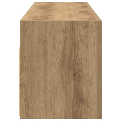 Mobiletto da Bagno Rovere Artigianale 100x25x30 cm Truciolato