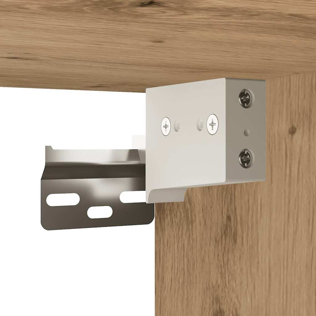 Mobiletto da Bagno Rovere Artigianale 100x25x30 cm Truciolato