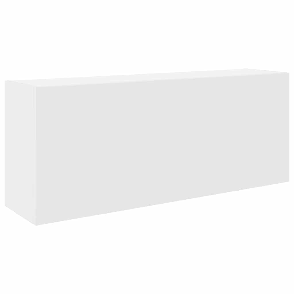 Mobile da Bagno a Parete Bianco 100x25x40 cm in Truciolato