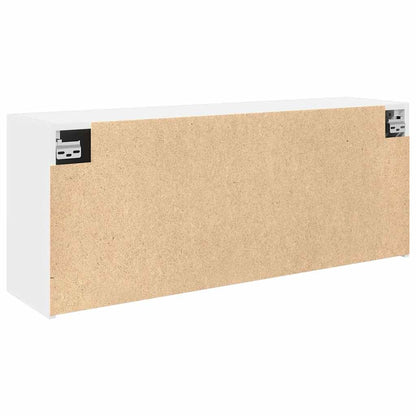 Mobile da Bagno a Parete Bianco 100x25x40 cm in Truciolato