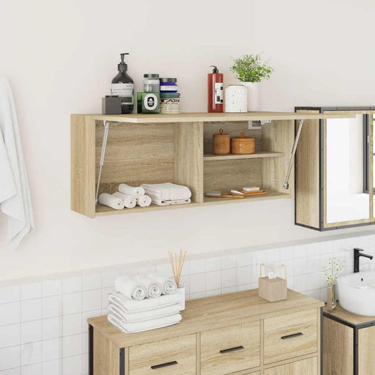 Mobile da Bagno Rovere Sonoma 100x25x40 cm in Truciolato