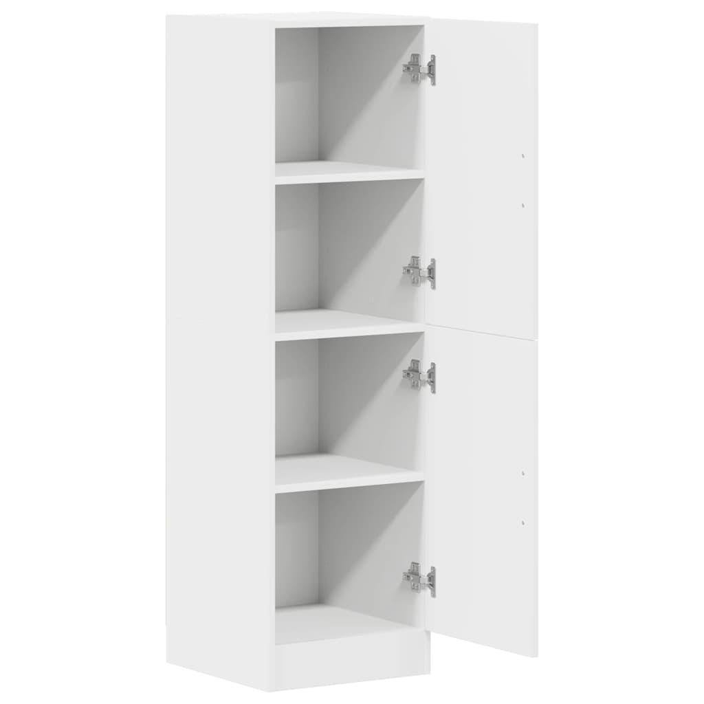 Mobile da Cucina Bianco 38x41,5x131,5 cm in Legno Multistrato - homemem39