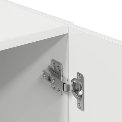 Mobile da Cucina Bianco 38x41,5x131,5 cm in Legno Multistrato - homemem39