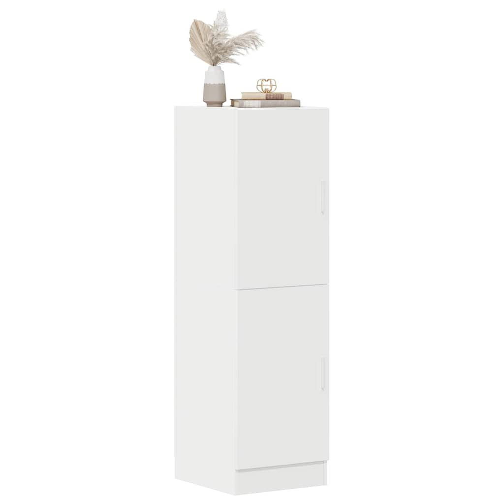 Mobile da Cucina Bianco 38x41,5x131,5 cm in Legno Multistrato