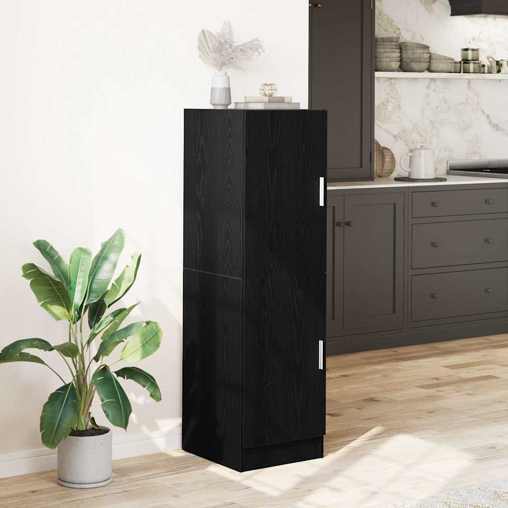 Mobile da Cucina Nero 38x41,5x131,5 cm Legno Multistrato | homemem39