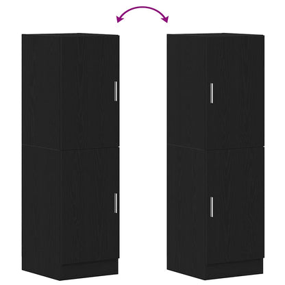 Mobile da Cucina Nero 38x41,5x131,5 cm Legno Multistrato - homemem39