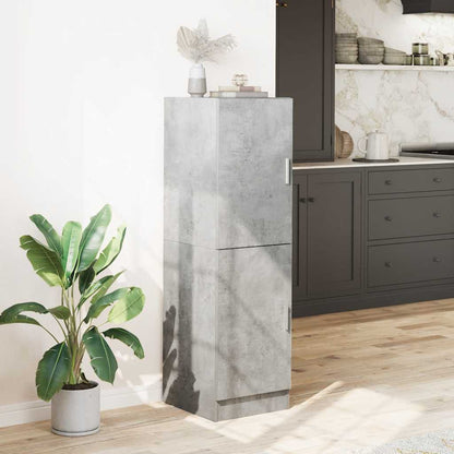 Mobile da Cucina Grigio Cemento 38x41,5x131,5 cm Legno