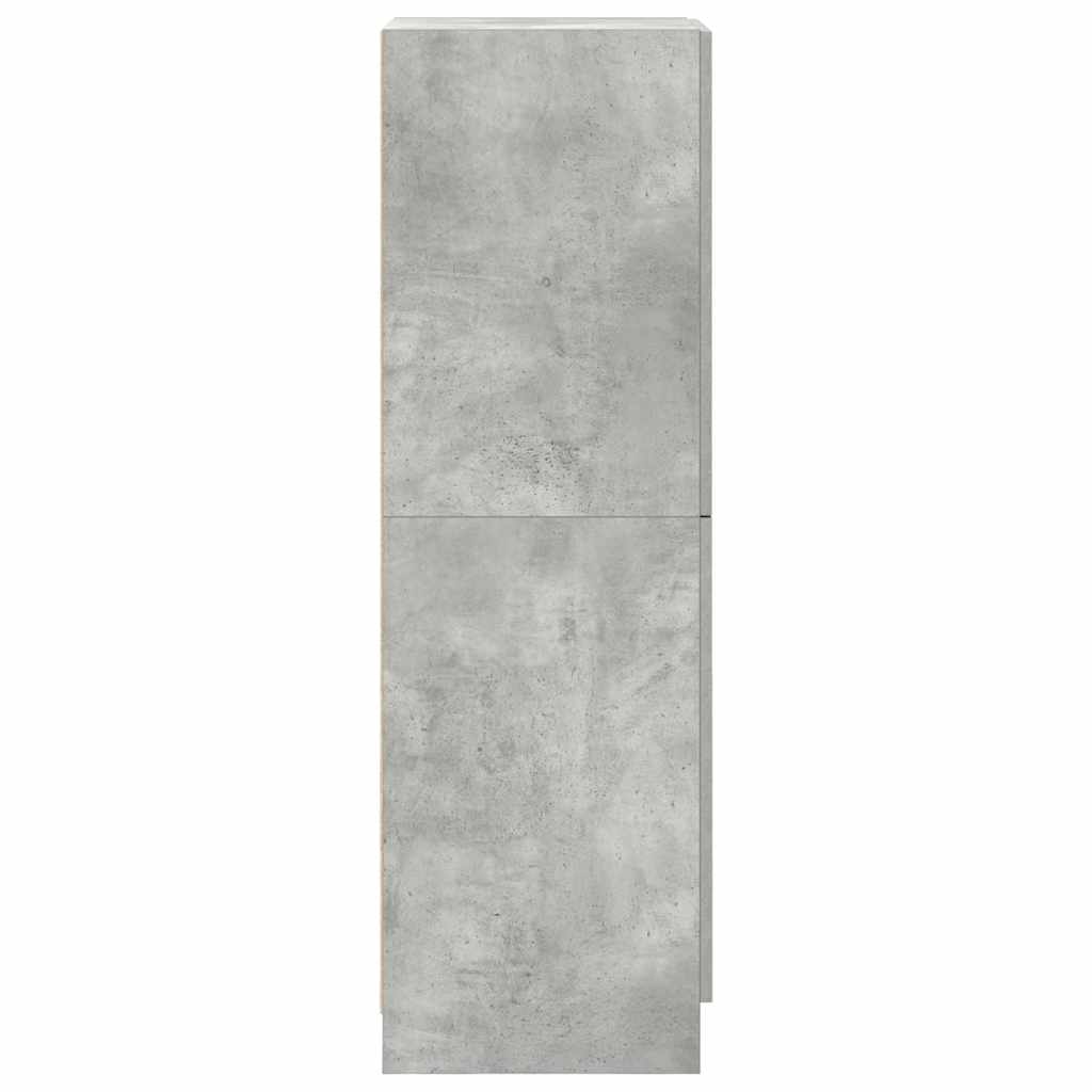 Mobile da Cucina Grigio Cemento 38x41,5x131,5 cm Legno