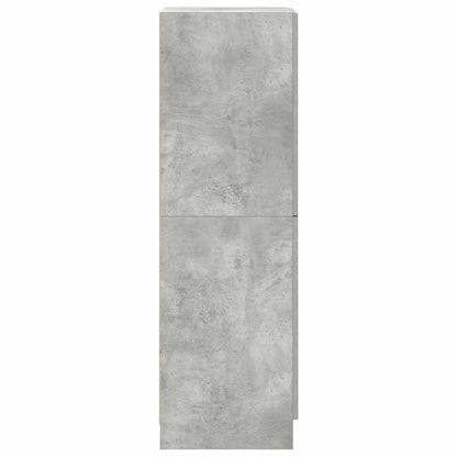 Mobile da Cucina Grigio Cemento 38x41,5x131,5 cm Legno