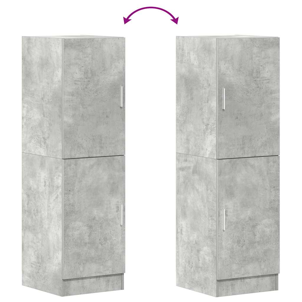 Mobile da Cucina Grigio Cemento 38x41,5x131,5 cm Legno | homemem39