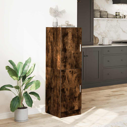 Armadietto Cucina Rovere Fumo 38x41,5x131,5 cm in Legno | homemem39