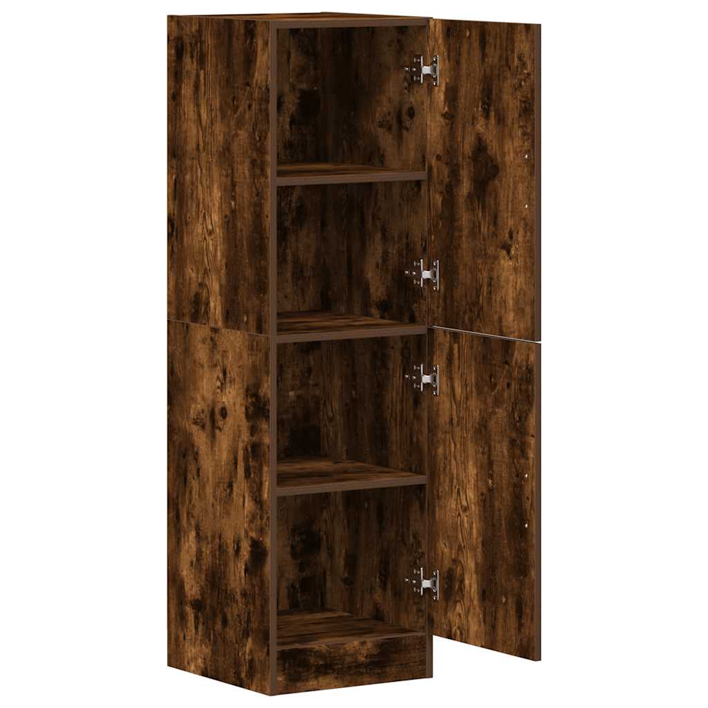 Armadietto Cucina Rovere Fumo 38x41,5x131,5 cm in Legno | homemem39