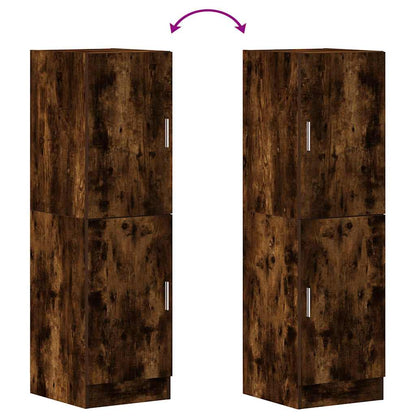 Armadietto Cucina Rovere Fumo 38x41,5x131,5 cm in Legno - homemem39