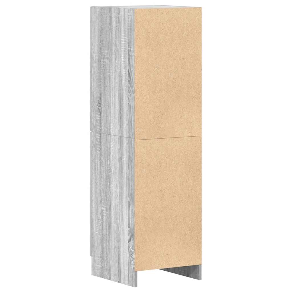 Armadietto Cucina Grigio Sonoma 38x41,5x131,5 cm in Legno | homemem39
