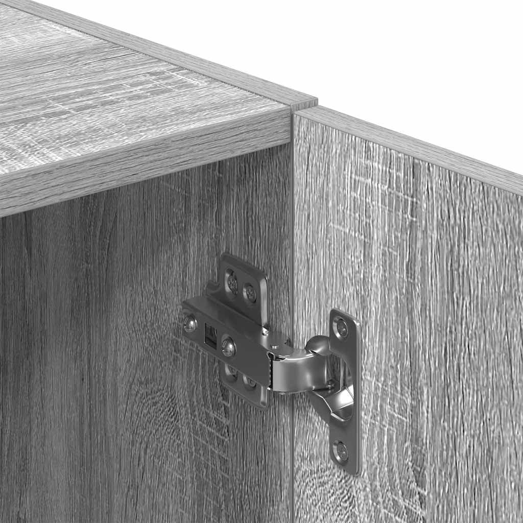 Armadietto Cucina Grigio Sonoma 38x41,5x131,5 cm in Legno - homemem39