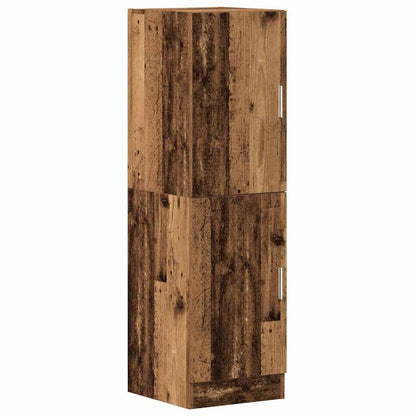 Armadietto Cucina Legno Antico 38x41,5x131,5 cm in Legno - homemem39