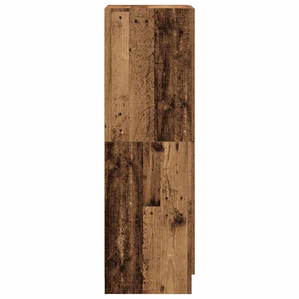 Armadietto Cucina Legno Antico 38x41,5x131,5 cm in Legno - homemem39