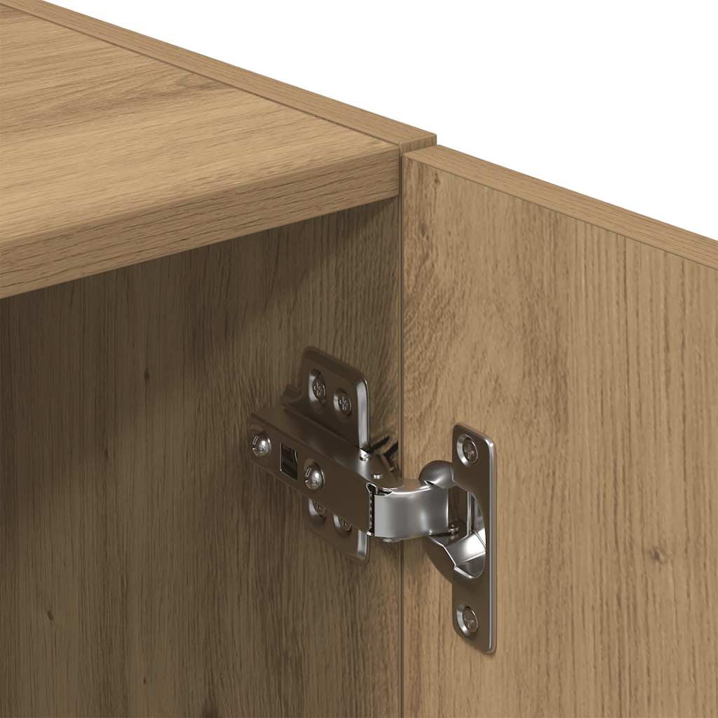 Armadietto Cucina Rovere Artigianale 38x41,5x131,5 cm in Legno | homemem39