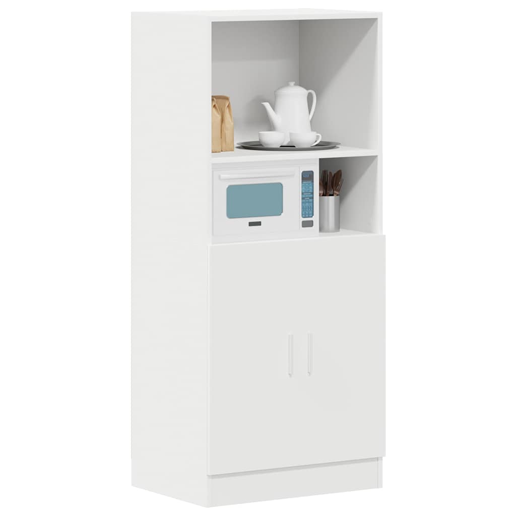 Mobile da Cucina Bianco 57x41,5x131,5 cm in Truciolato | homemem39