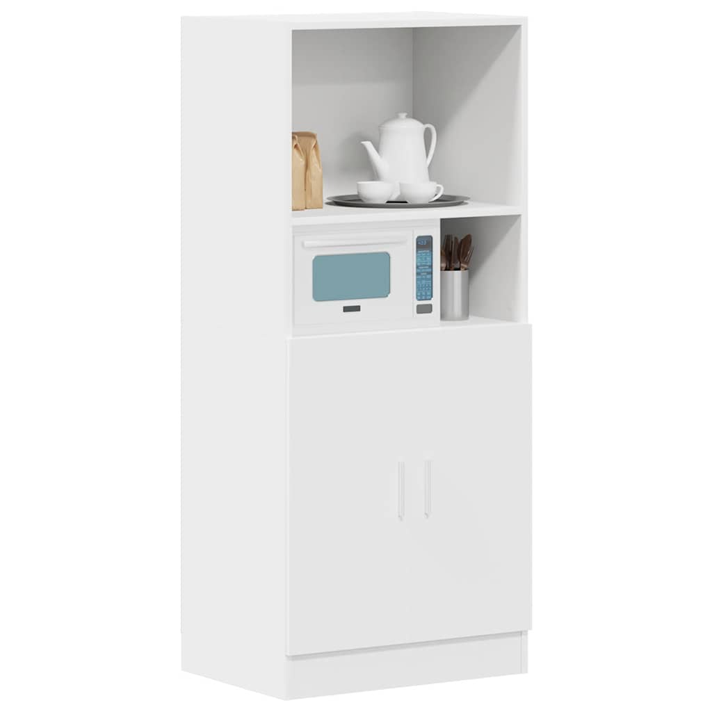 Mobile da Cucina Bianco 57x41,5x131,5 cm in Truciolato - homemem39