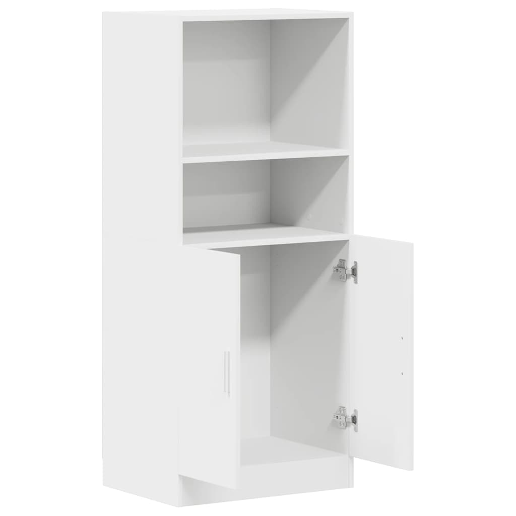 Mobile da Cucina Bianco 57x41,5x131,5 cm in Truciolato | homemem39