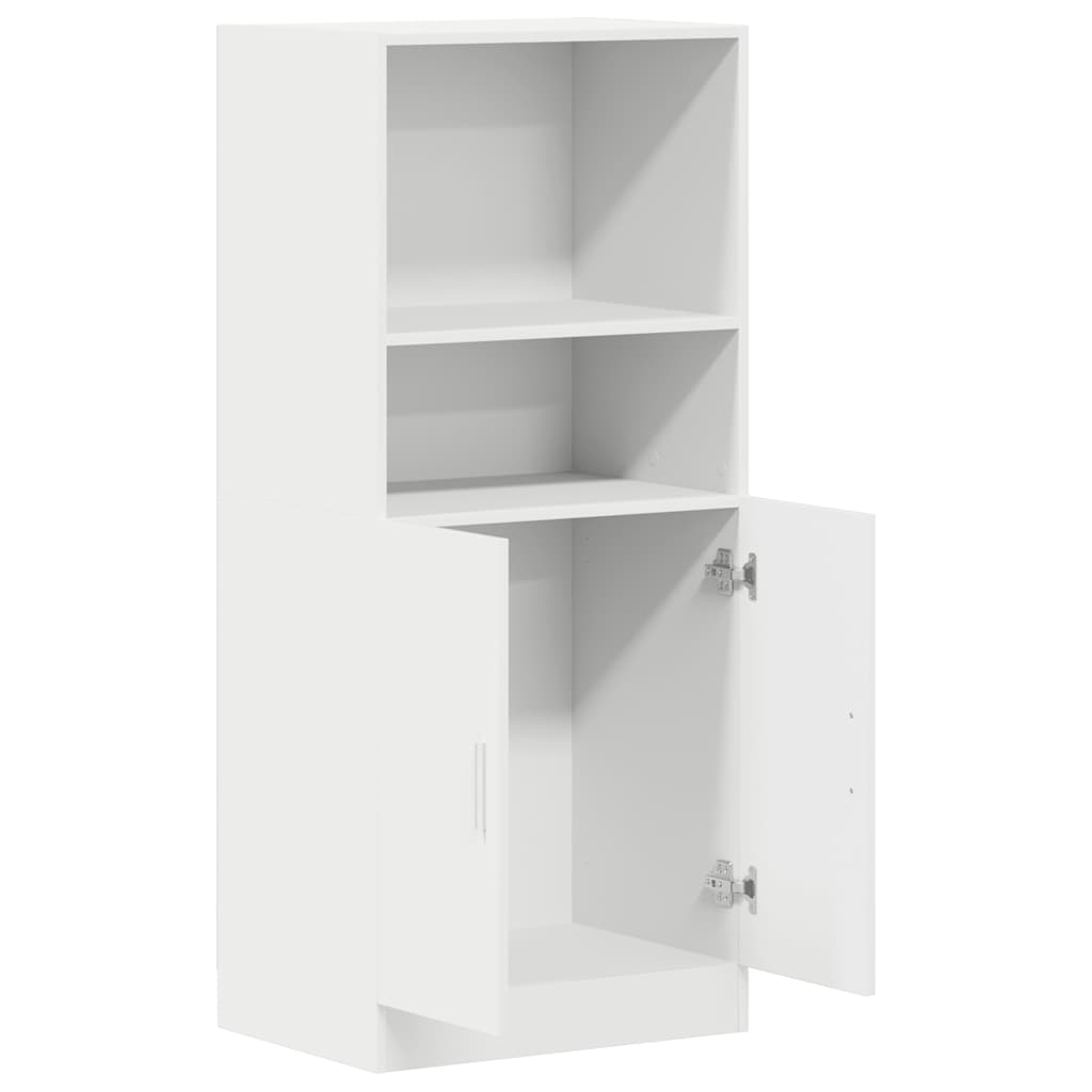 Mobile da Cucina Bianco 57x41,5x131,5 cm in Truciolato - homemem39