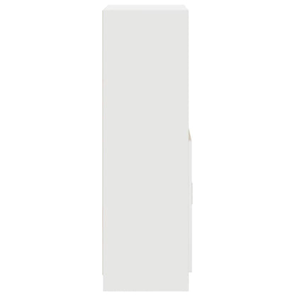 Mobile da Cucina Bianco 57x41,5x131,5 cm in Truciolato - homemem39