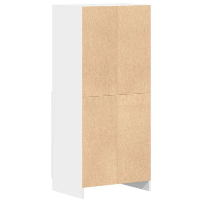 Mobile da Cucina Bianco 57x41,5x131,5 cm in Truciolato | homemem39