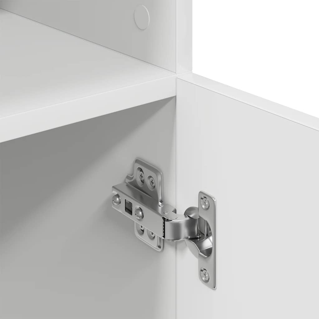 Mobile da Cucina Bianco 57x41,5x131,5 cm in Truciolato
