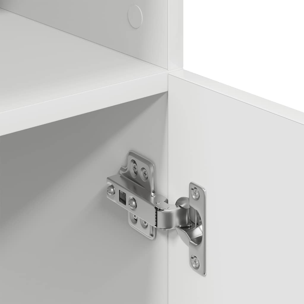 Mobile da Cucina Bianco 57x41,5x131,5 cm in Truciolato - homemem39