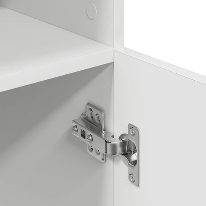 Mobile da Cucina Bianco 57x41,5x131,5 cm in Truciolato - homemem39