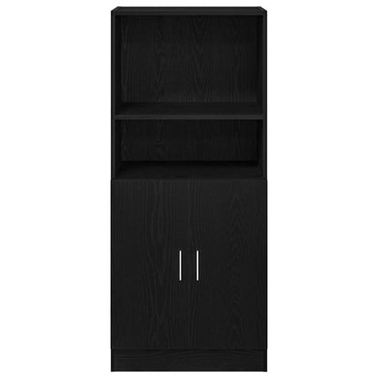 Mobile da Cucina Nero 57x41,5x131,5 cm in Truciolato
