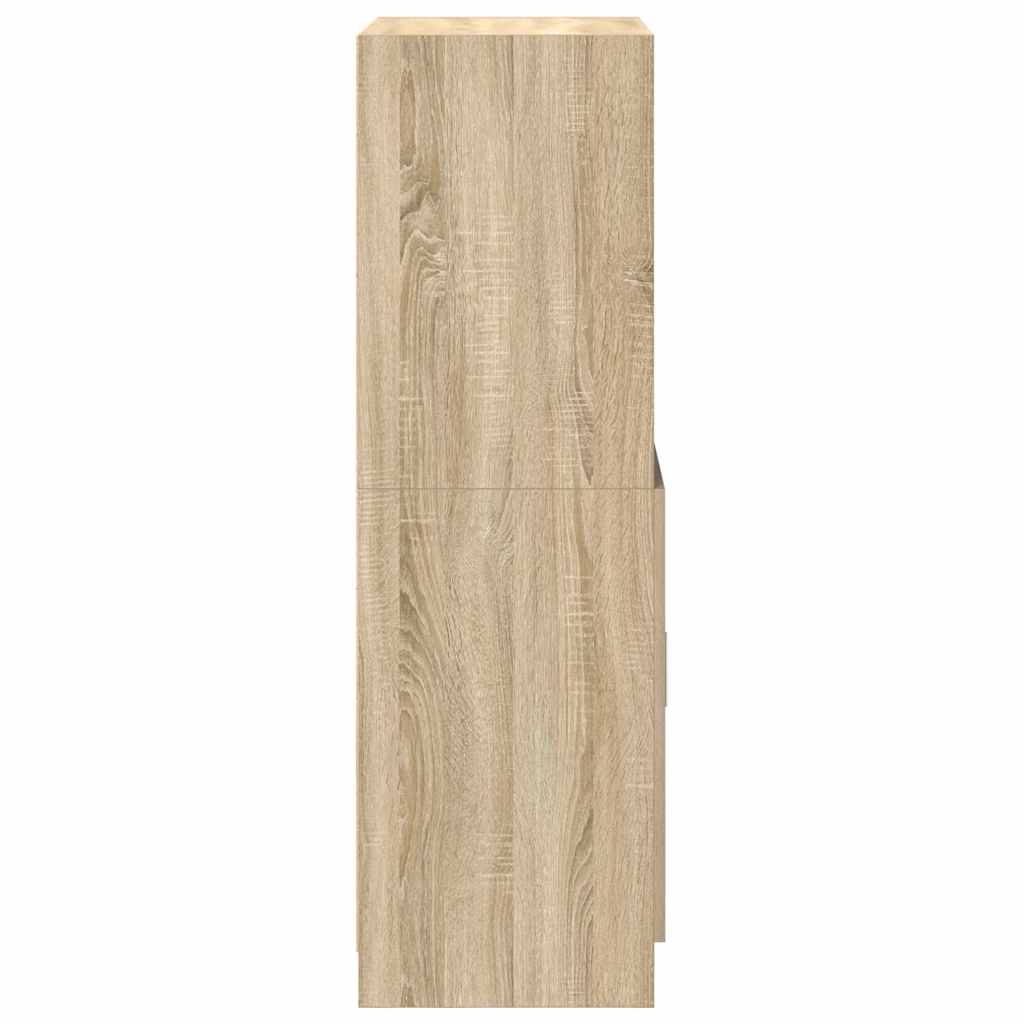 Mobile da Cucina Rovere Sonoma 57x41,5x131,5 cm in Truciolato