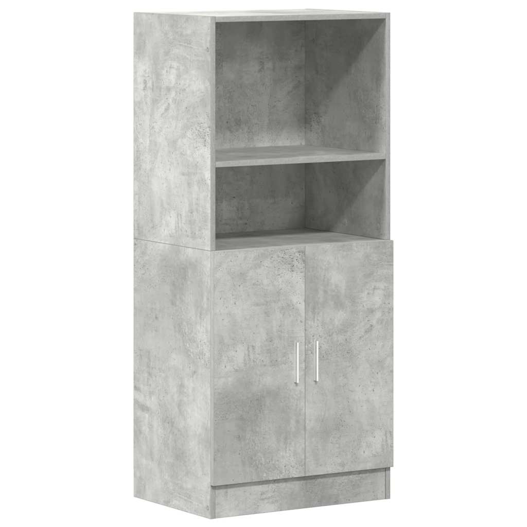 Mobile da Cucina Grigio Cemento 57x41,5x131,5 cm in Truciolato - homemem39