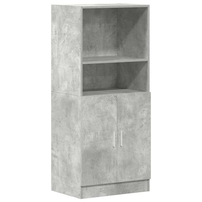 Mobile da Cucina Grigio Cemento 57x41,5x131,5 cm in Truciolato - homemem39