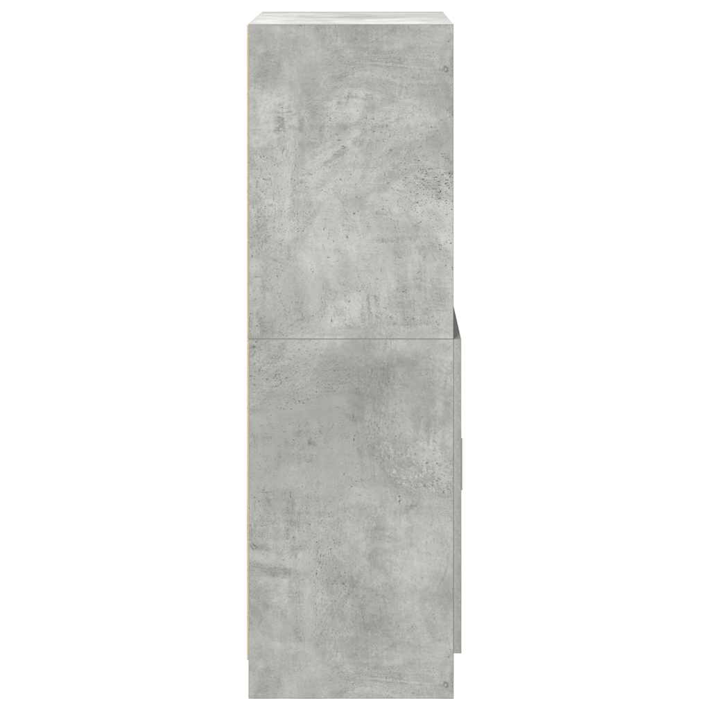 Mobile da Cucina Grigio Cemento 57x41,5x131,5 cm in Truciolato - homemem39