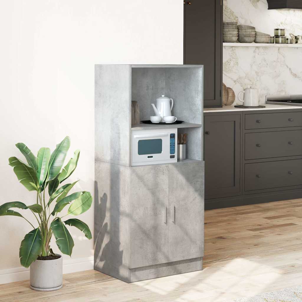Mobile da Cucina Grigio Cemento 57x41,5x131,5 cm in Truciolato - homemem39